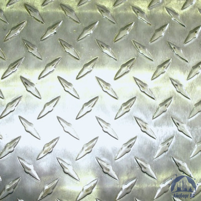 Рифлёный алюминиевый лист "Чечевица" 1,5х1500х3000 мм АМГ2НР купить в Бийске