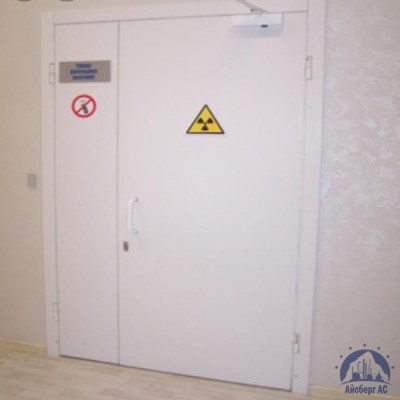 Рентгенозащитная алюминиевая дверь 1070х2080-1 мм купить в Бийске